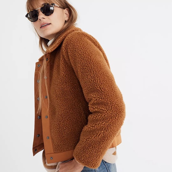 madewell portland sherpa jacket - Picture 4 of 6